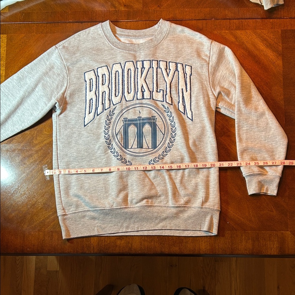 Gray Brooklyn Graphic Men's Sweater